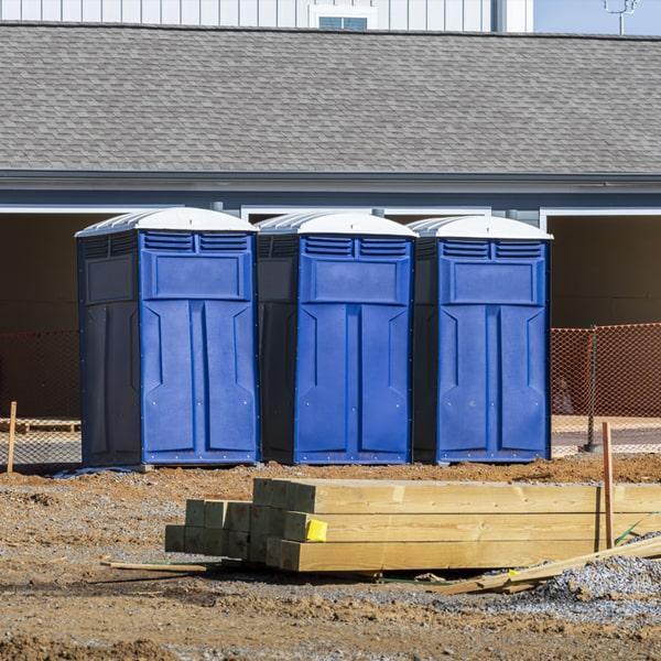 Heavy-duty construction site porta potty in Watertown, South Dakota